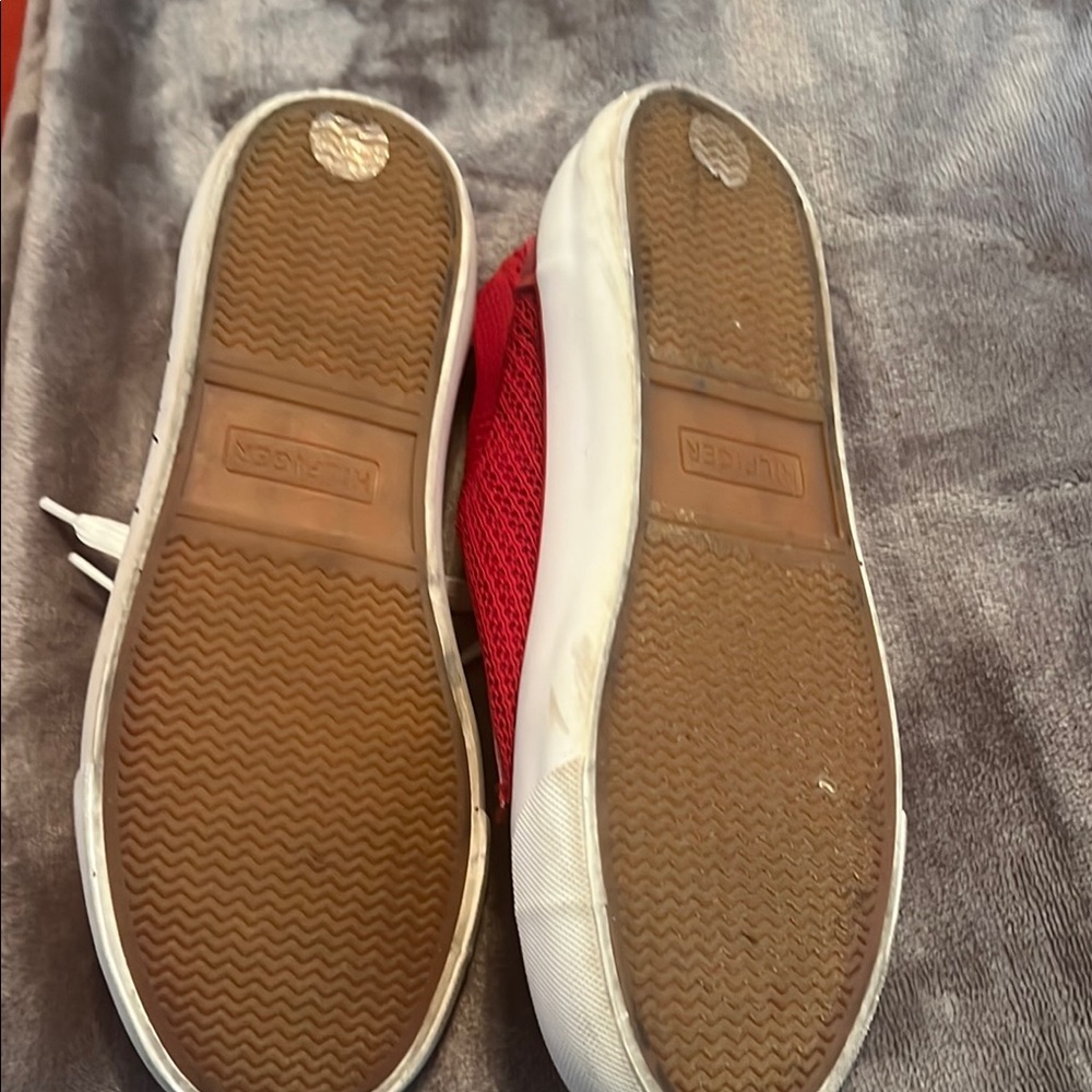 Tommy Hilfiger Red Tweggsie Sneakers with White Accents - Picture 5 of 6
